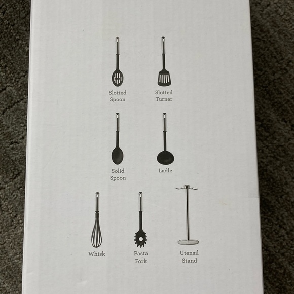 Martha Stewart Collection 7-Pc Stainless Steel & Nylon Utensil Set - Picture 5 of 8